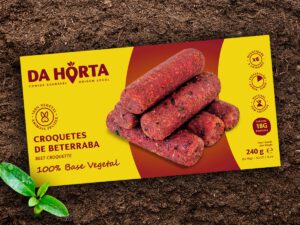 Croquete de Beterraba Da Horta - Comida Saudável de Origem Local