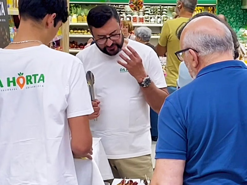 Degustação Supermercado C. C. Boa-Hora Da Horta – Comida Saudável de Origem Local